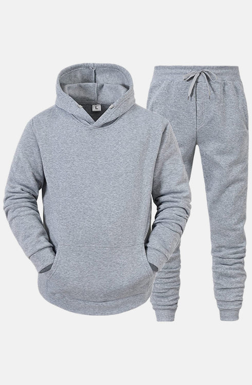 Child Plain Pullover Tracksuit